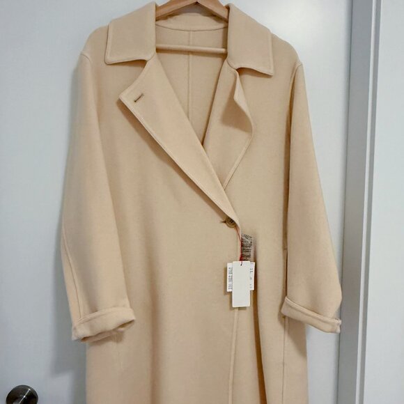 UNIQLO Wool Blend Double Face Coat – Size XS, New with Tags - Picture 1 of 4